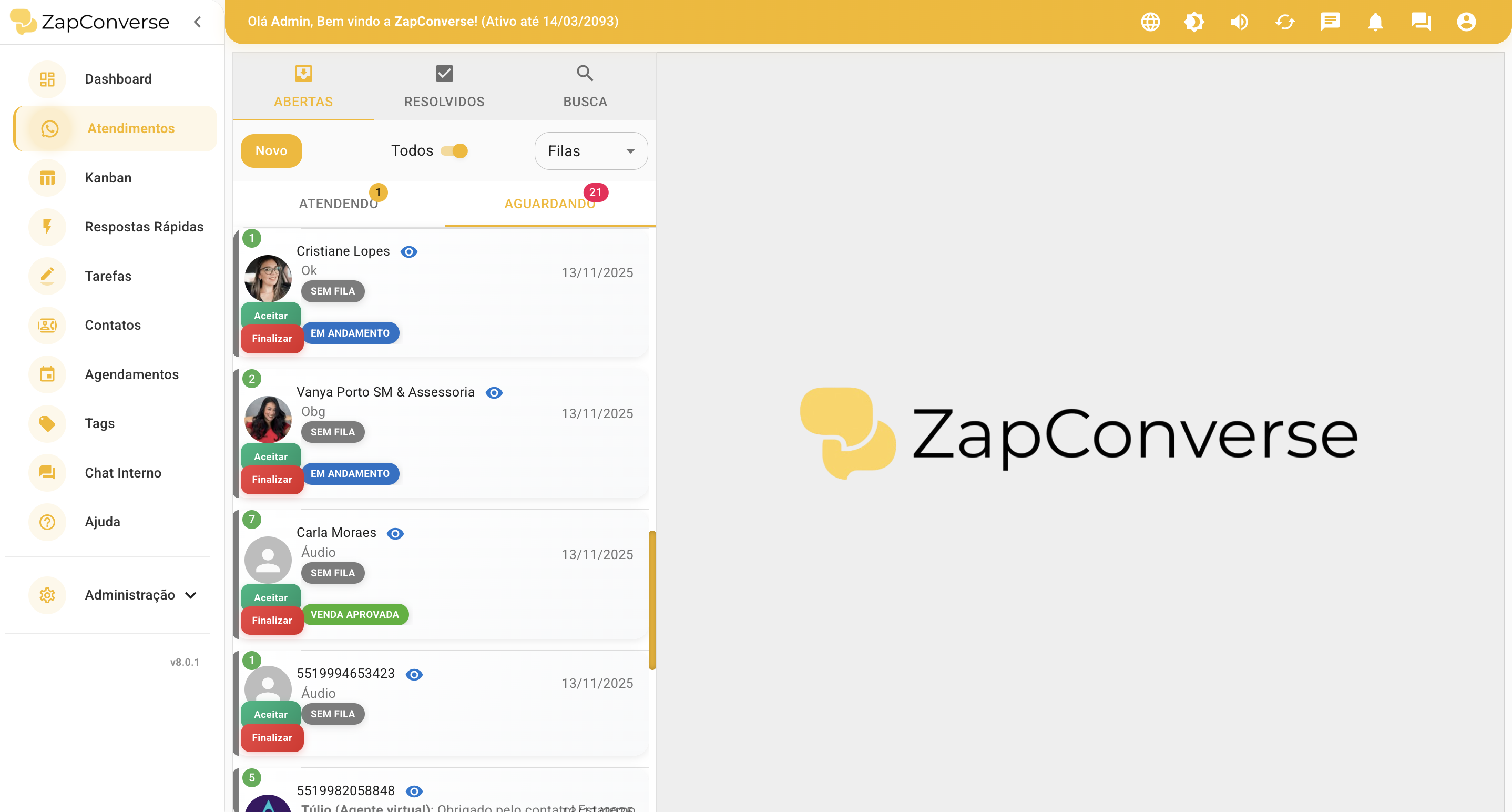 Sistema de Atendimentos